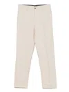 Michael Kors Linen Trousers In Neutral