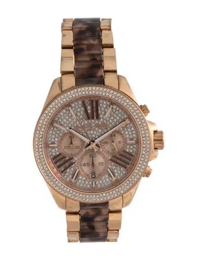 Pre-owned Michael Kors Wren Watch, 42mm In Multicolor
