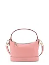 Michael Kors Logo Frontal Leather Handbag With Removable Strap