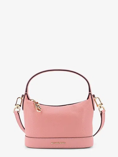 Michael Kors Wythe Leather Handbag With Frontal Logo