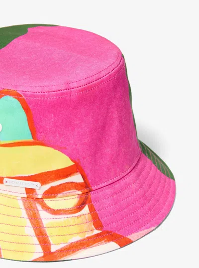 Michael Kors X Christina Zimpel Cotton Twill Bucket Hat In Multi