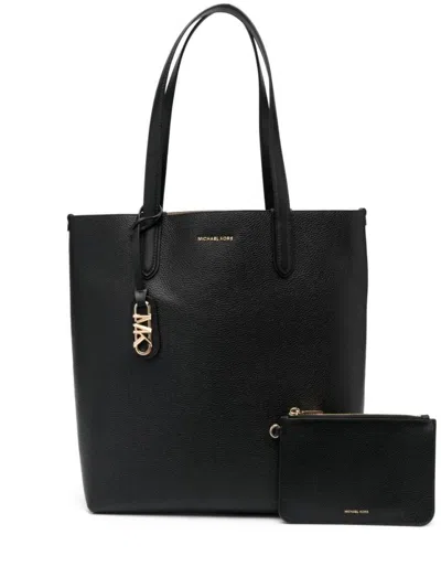 Michael Kors Xl Ns Reversible Tote In Black