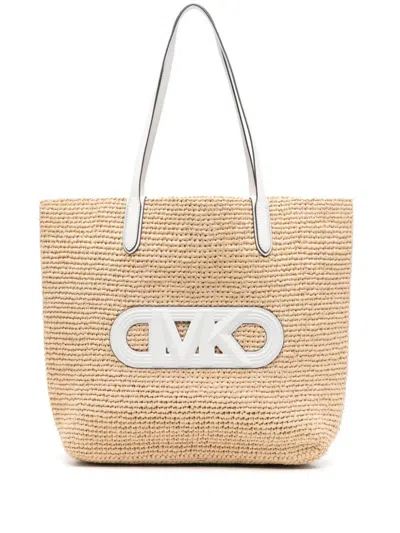 Michael Kors Xl Tote Bag In Neutral