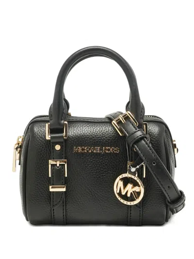 Pre-owned Michael Kors Xs Bedford Legacy Leather Cross Body Bag In Black