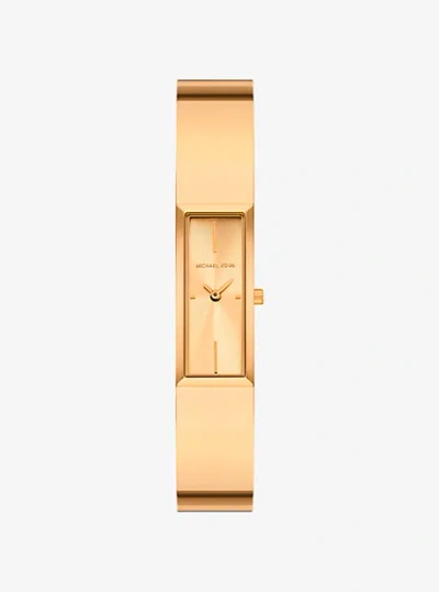 Michael Kors Yazmeen Gold-tone Bangle Watch