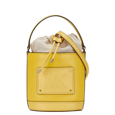 Pre-owned Michael Kors Yellow Leather Handbag Shoulder Bag ()