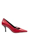 Michael Kors Selina Decollete In Red Leather In Red