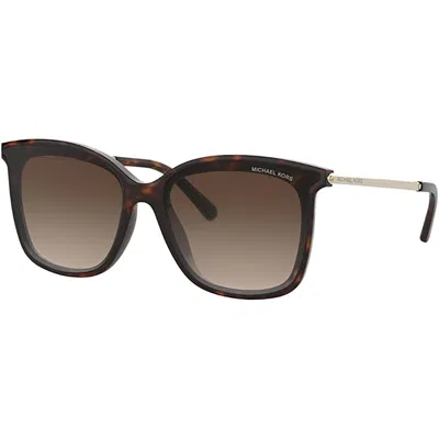 Michael Kors Zermatt Mk 2079u 333313 61mm Womens Square Sunglasses In Brown