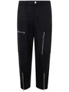 Michael Kors Zipper Cargo Trousers Clothing In Black