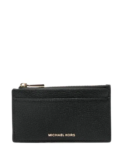 Michael Kors Zip-fastening Cardholder In Black