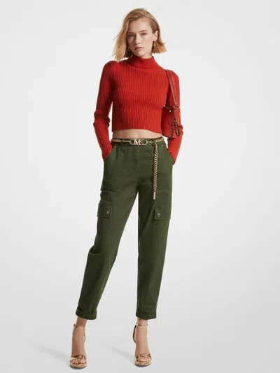 Michael Kors Zip Pk Cargo Clothing In Green