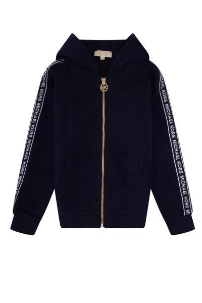 Michael Kors Zip Sweater In Black