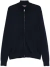 Michael Kors Cotton Sweater With Long Sleeves And Pockets In Blue