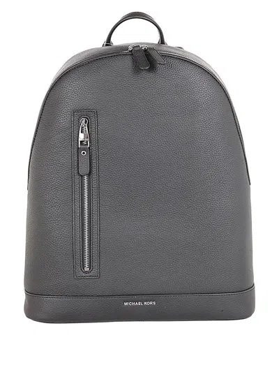 Michael Kors Slim Commuter Backpack In Black