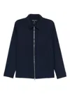 Michael Kors Zipped Jacket In Blue