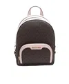 Michael Kors Zipper Backpack In Black