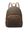 Michael Kors Zipper Backpack In Green