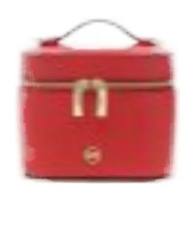 Michael Kors Zipper Handbag In Red
