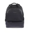 Michael Kors Zippered Backpack In Black