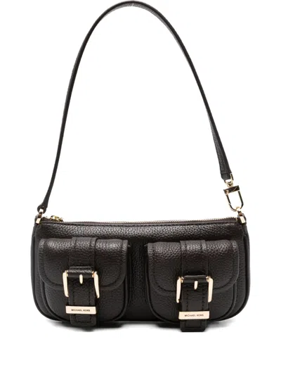 Michael Kors Zoe Buckle-detail Leather Shoulder Bag