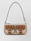 Michael Kors Zoe Shoulder Bag Featuring Buckle Detailing In Brown