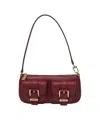 Michael Kors Zoe' Shoulder Bag In Red