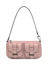 Michael Kors Zoe Sm Pouchette In Pink