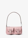 Michael Kors Zoe Small Convertible Pochette In Pink