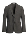 Michael Kors Mens Man Blazer Dark Brown Size 38 Wool, Polyester, Elastane In Brown