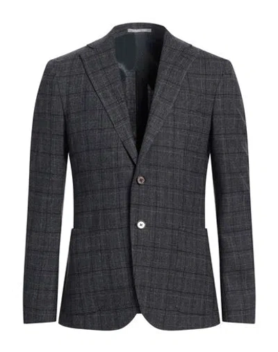 Michael Kors Mens Man Blazer Navy Size 42 Wool, Polyester, Elastane In Blue