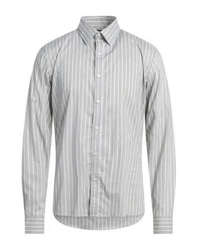 Michael Kors Mens Man Shirt Grey Size S Cotton, Elastane
