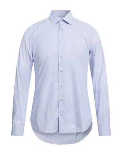 Michael Kors Mens Man Shirt Sky Blue Size 17 Nylon, Elastane