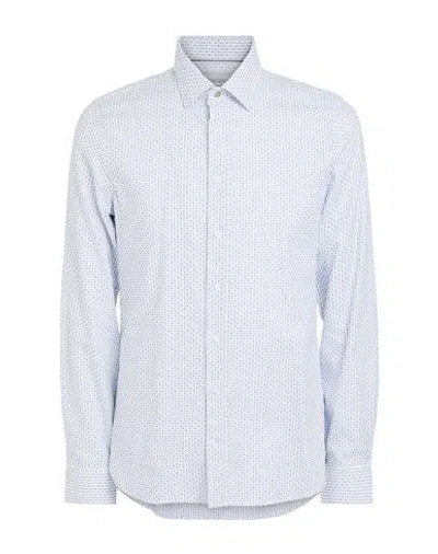 Michael Kors Mens Man Shirt White Size 15 Cotton, Elastane