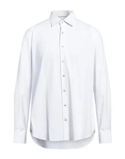 Michael Kors Mens Man Shirt White Size 17 Nylon, Elastane