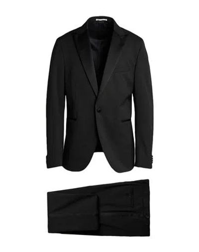 Michael Kors Mens Man Suit Black Size 44 Polyester, Wool, Elastane