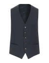 Michael Kors Mens Man Tailored Vest Midnight Blue Size 42 Polyester, Wool, Elastane