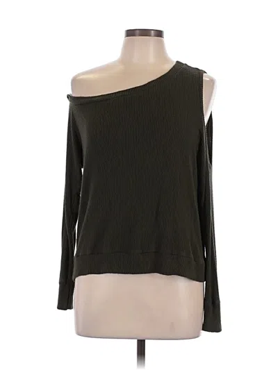 Pre-owned Michael Lauren 3/4 Sleeve T-shirt In Black