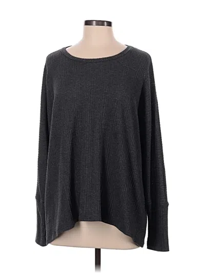 Pre-owned Michael Lauren 3/4 Sleeve T-shirt In Gray