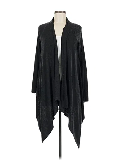 Pre-owned Michael Lauren Cardigan Sweater In Black