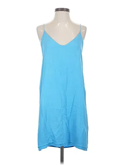 Pre-owned Michael Lauren Casual Dress In Blue