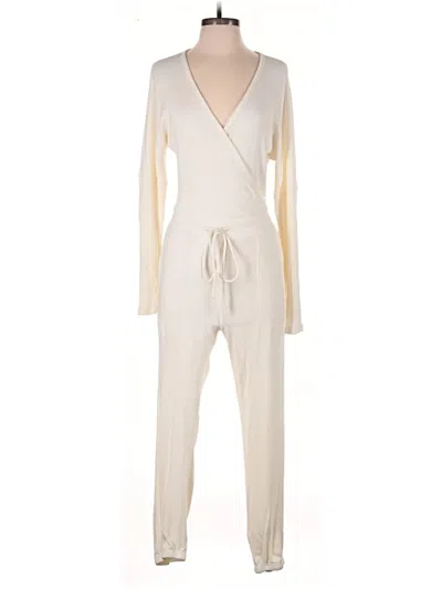 Pre-owned Michael Lauren Jumpsuit In Ivory