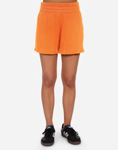 Michael Lauren Kardell Boxer Short With Wide Waist Band In Birkin Orange In Multi