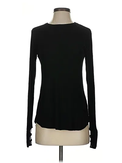 Pre-owned Michael Lauren Long Sleeve T-shirt In Black