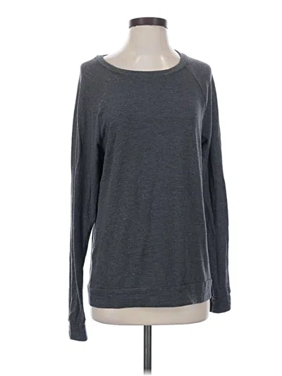 Pre-owned Michael Lauren Long Sleeve T-shirt In Gray