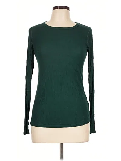 Pre-owned Michael Lauren Long Sleeve T-shirt In Green
