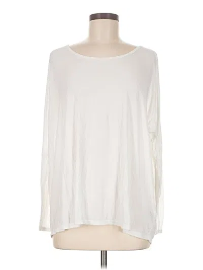 Pre-owned Michael Lauren Long Sleeve T-shirt In White