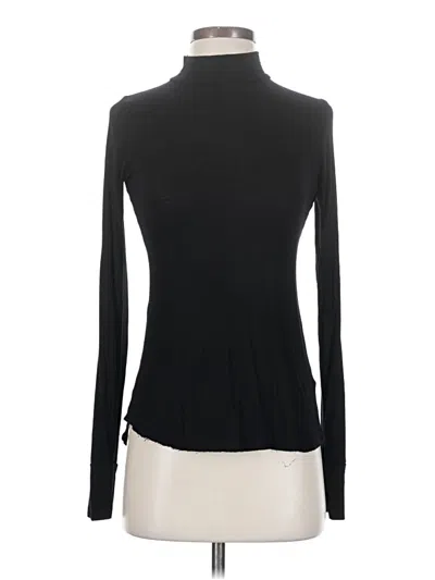 Pre-owned Michael Lauren Long Sleeve Turtleneck In Black