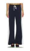 Michael Lauren Lux Track Pant In Blue
