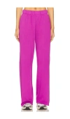 Michael Lauren Mabel Wide Leg Pant In Berry Burst
