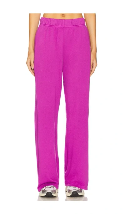 Michael Lauren Mabel Wide Leg Pant In Berry Burst